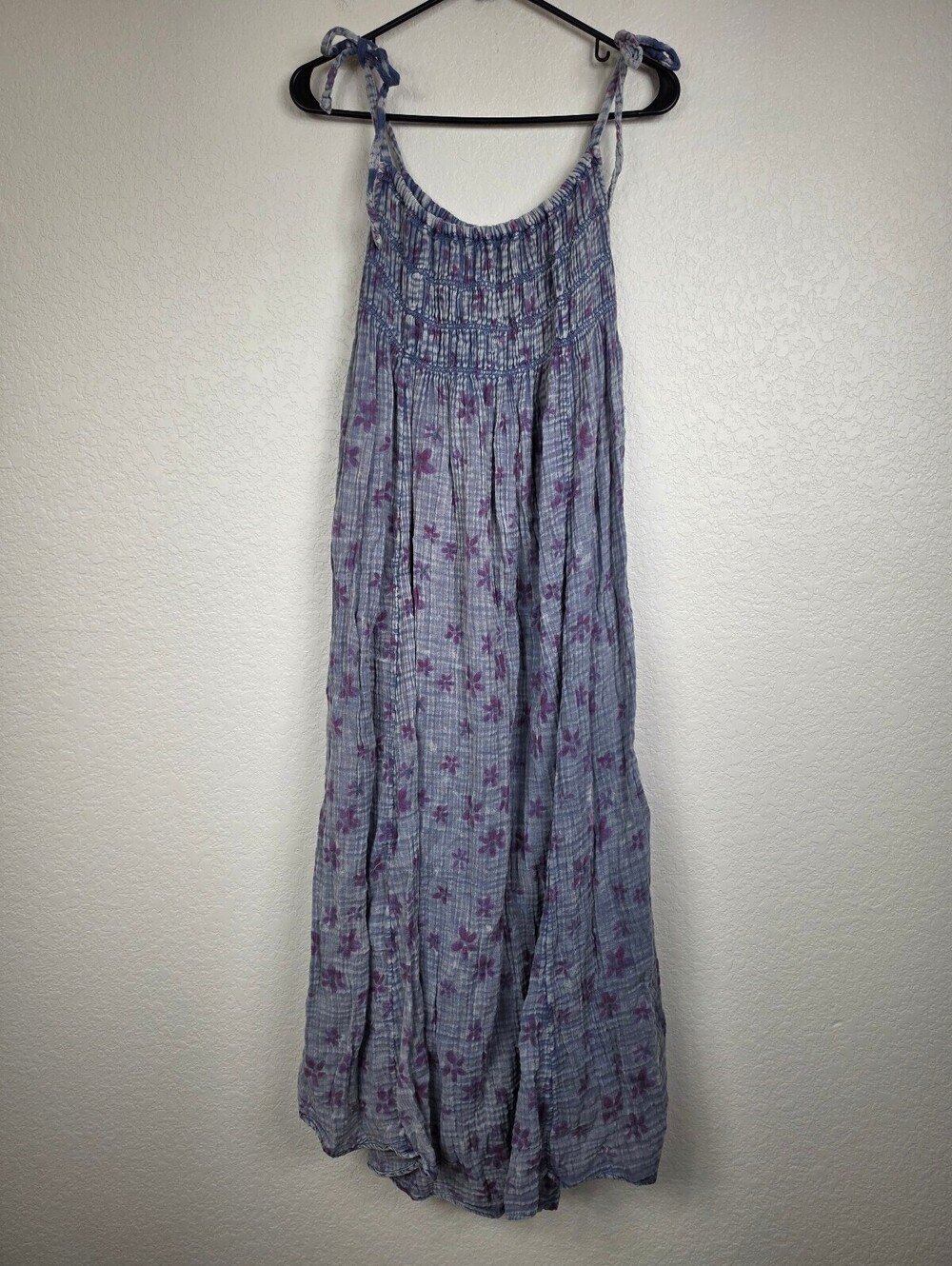 Free People Blue Floral Maxi Dress